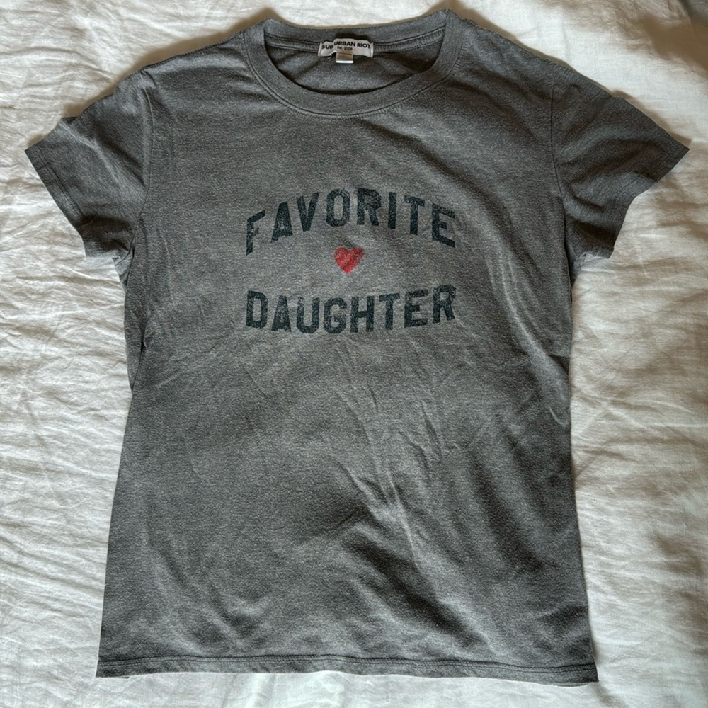 Sub_urban Riot Favorite Daughter gray tshirt
